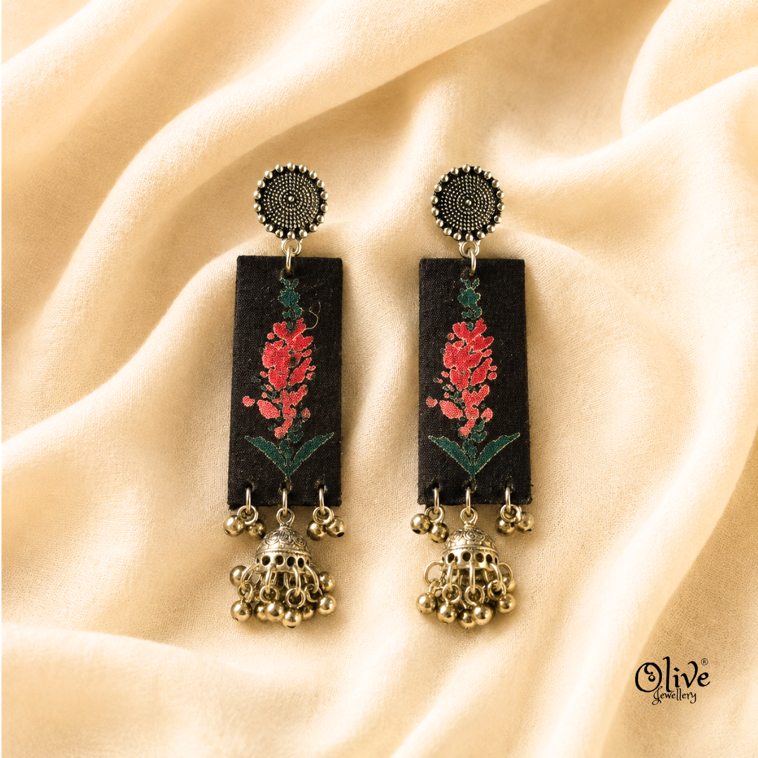 Handmade Kalamkari Earrings -158