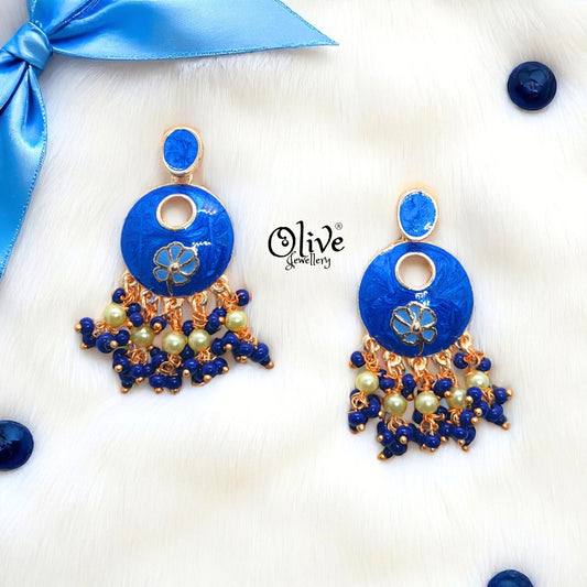 Meenakari Earrings - 14