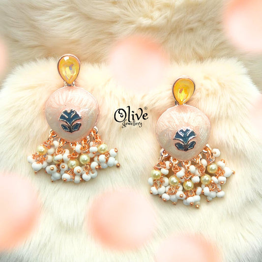 Meenakari Earrings - 19