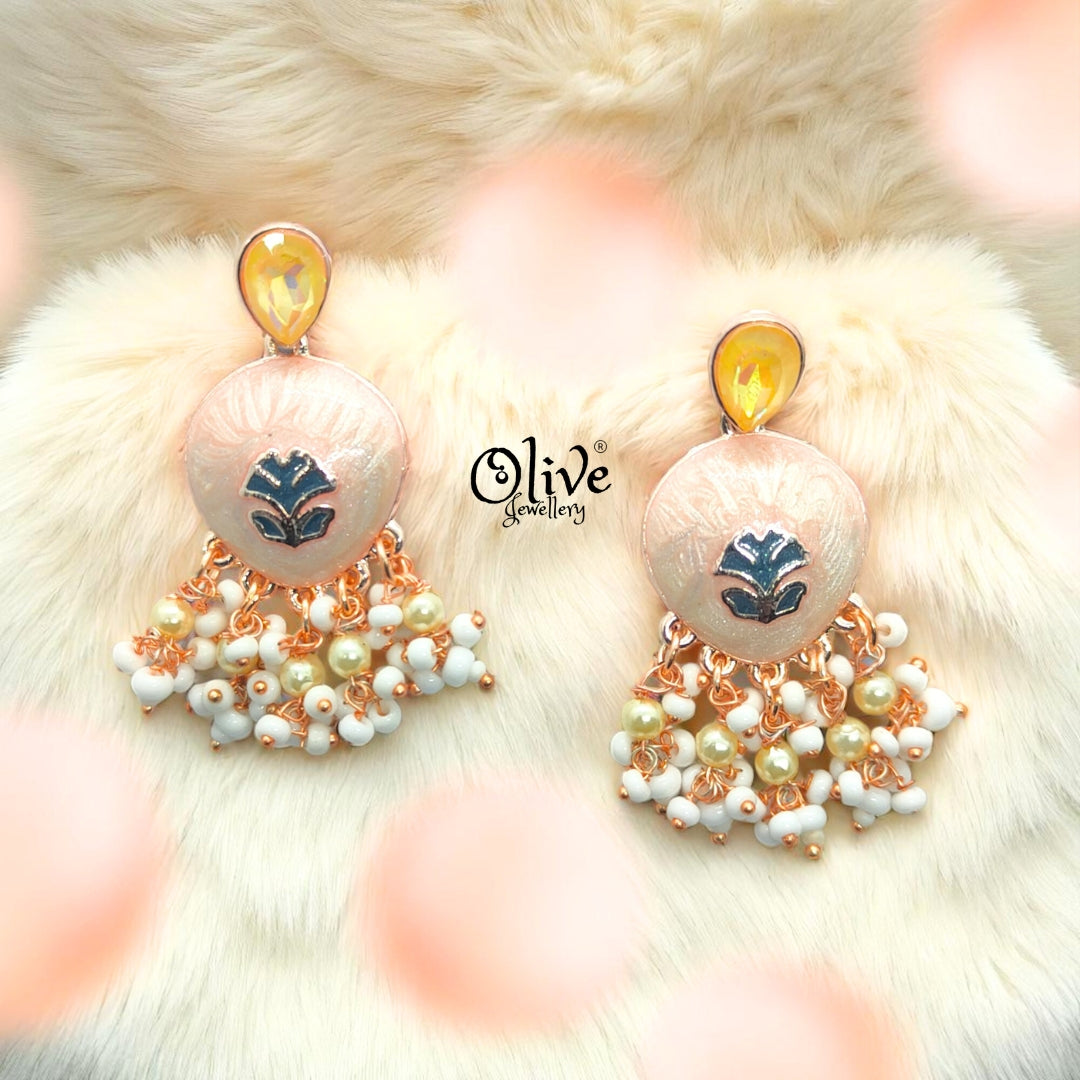 Meenakari Earrings - 19