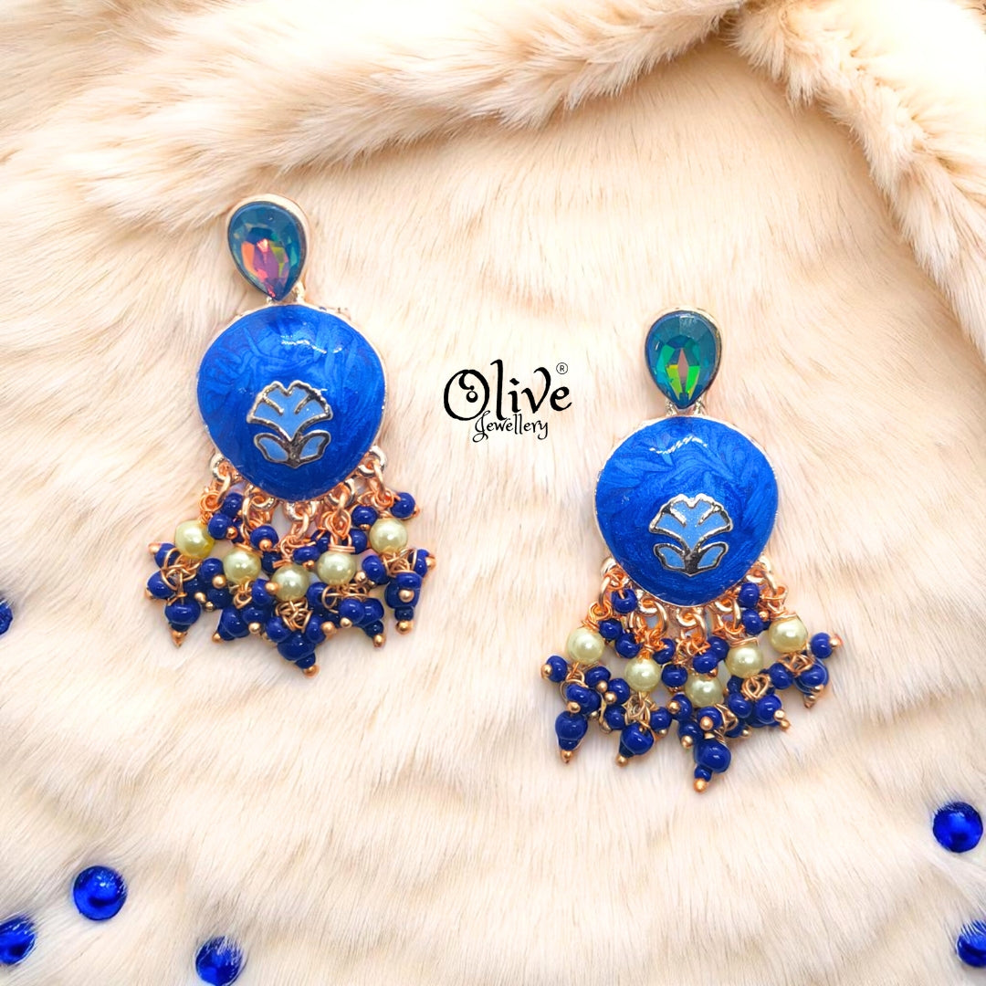 Meenakari Earrings - 19