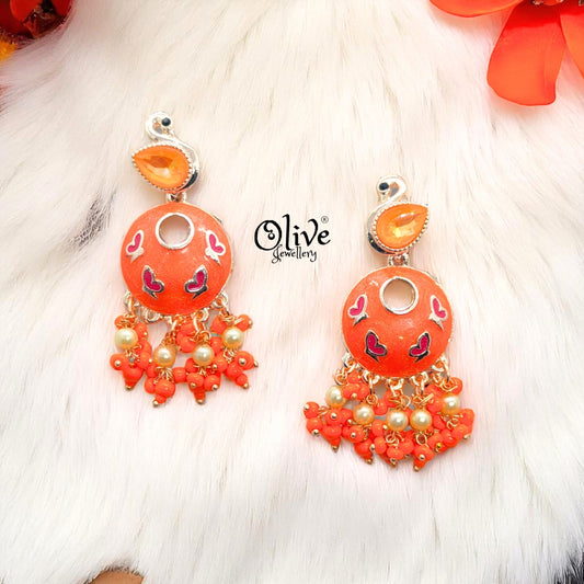 Meenakari Earrings - 26