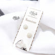 Gem Stone Studs - Full Finished -Round Shape