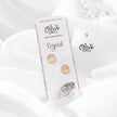 Gem Stone Studs - Full Finished -Round Shape