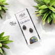 Gem Stone Studs - Full Finished - Drop Shape