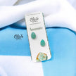 Gem Stone Studs - Full Finished - Drop Shape