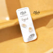 Gem Stone Studs - Raw Fitting - Rough  Shape