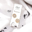 Gem Stone Studs - Collet Fitting - Round - Large Size