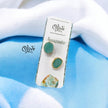 Gem Stone Studs - Collet Fitting - Round - Large Size