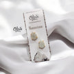 Gem Stone Studs - Claw Fitting - Drop Shape