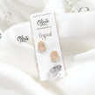 Gem Stone Studs - Claw Fitting - Drop Shape