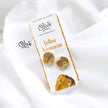 Gem Stone Studs - Collet Fitting - Round - Large Size