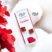 Gem Stone Studs - Collet Fitting - Square Shape