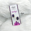 Gem Stone Studs-Claw Fitting-Semi Finished-Oval Shape