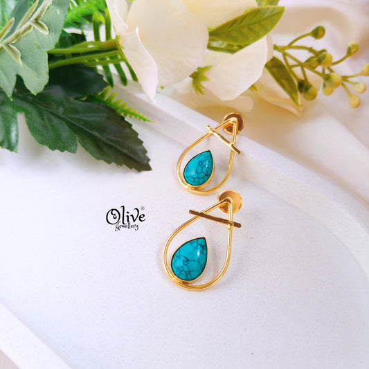 Natural Stone  Earrings -185