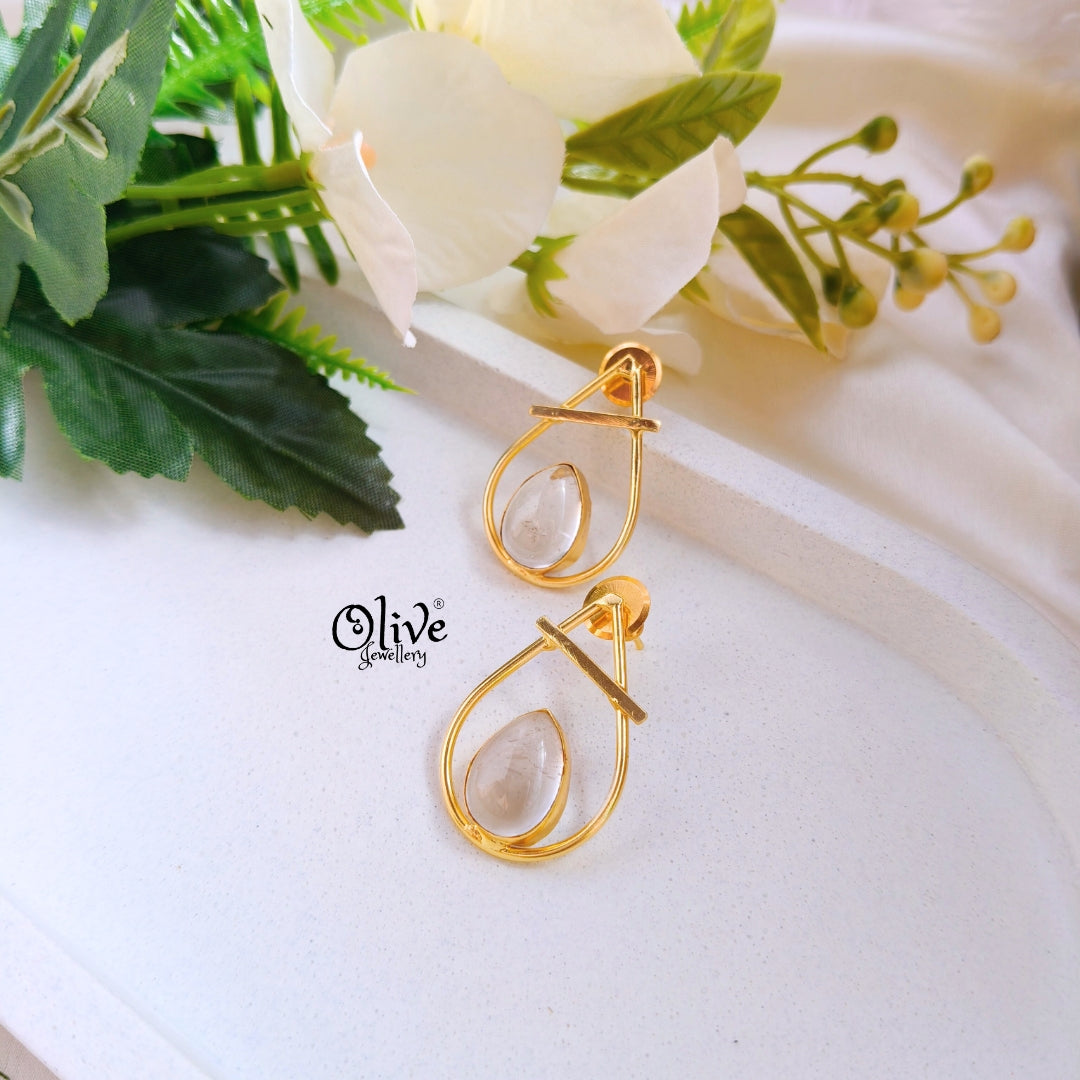 Natural Stone  Earrings -185