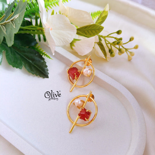 Natural Stones Earrings - 189