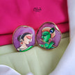 Natural Stone Studs -Tanjore Painting-233