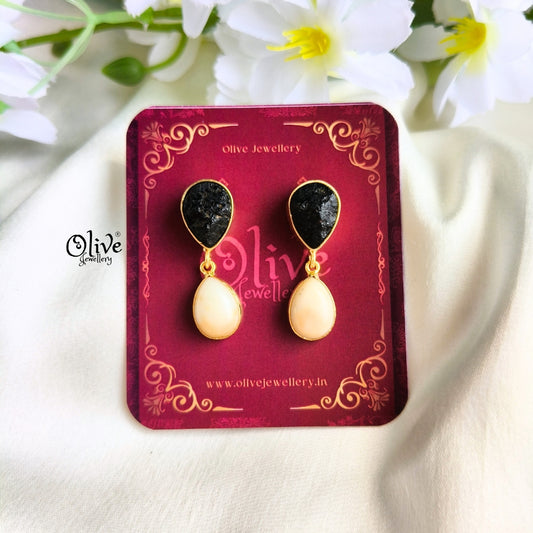 Natural Stone Earrings-267