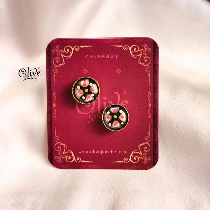Natural Stone Studs -272