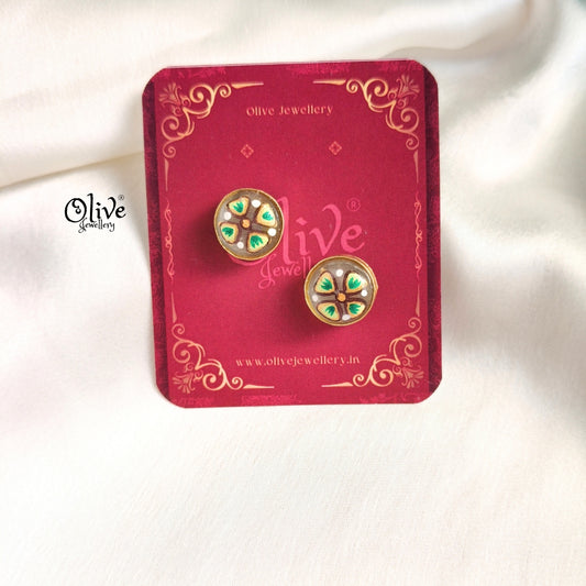 Natural Stone Studs -276