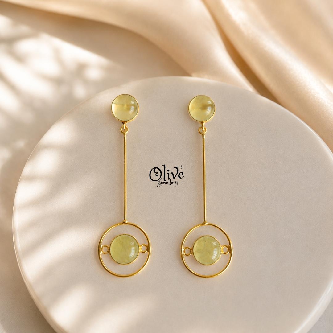 Natural Stone Earrings-280