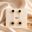Natural Stone Earrings-280