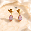 Natural Stone Earrings-293