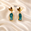 Natural Stone Earrings-295