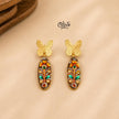 Tanjore Butterfly Earrings-301