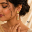 Tanjore Butterfly Earrings-307
