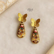 Tanjore Butterfly Earrings-317