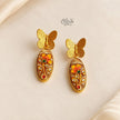 Tanjore Butterfly Earrings-319