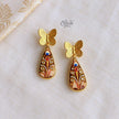 Tanjore Butterfly Earrings-323
