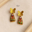 Tanjore Butterfly Earrings-324