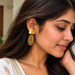Tanjore Butterfly Earrings-328