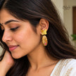 Tanjore Butterfly Earrings-329