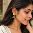 Tanjore Butterfly Earrings-331