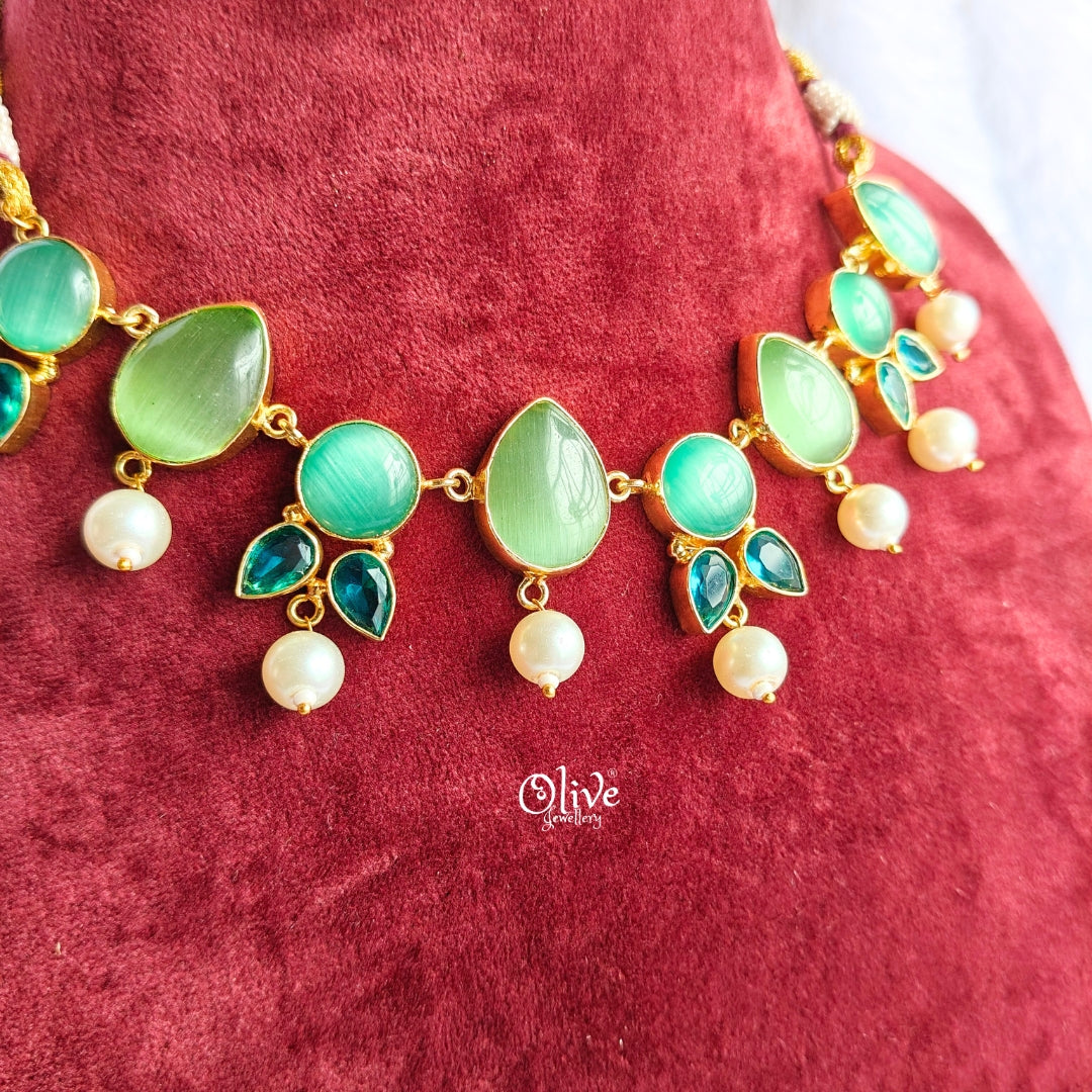 Natural Stone Neckset - 57