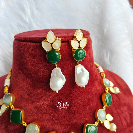 Natural Stone Neckset - 58