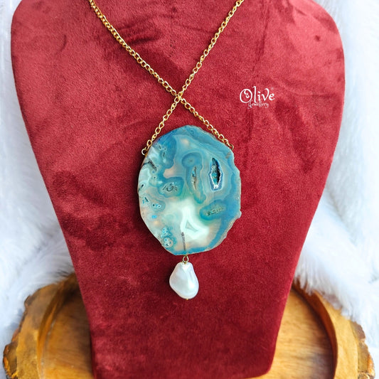 Natural Stone Pendent - 64