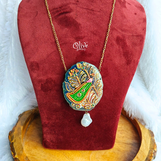 Natural Stone Pendent - 64