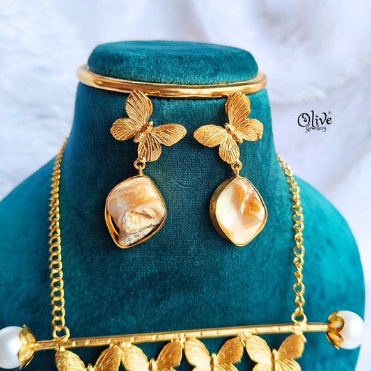 MOP Pendent with Butterfly