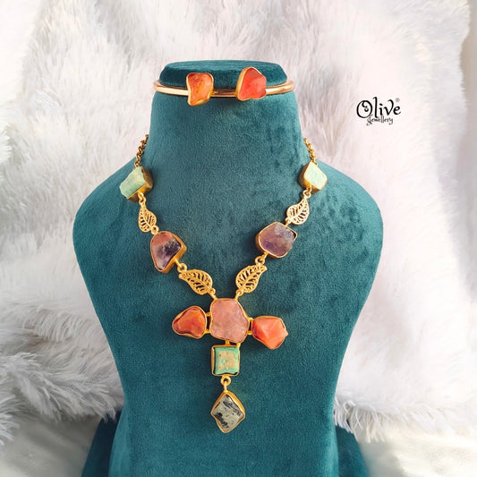 Natural Stone Neckset