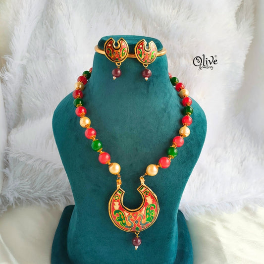 Meenakari Pendent