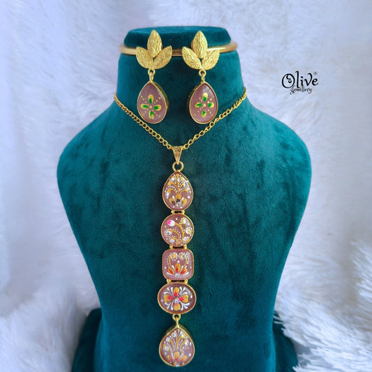 Tanjore Monalisa Pendent