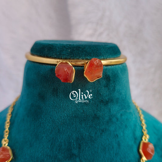 Natural Stone Neck Set-166