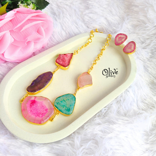 Natural Stone Choker- 205