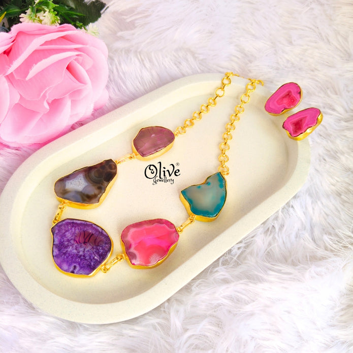 Natural Stone  Choker- 205