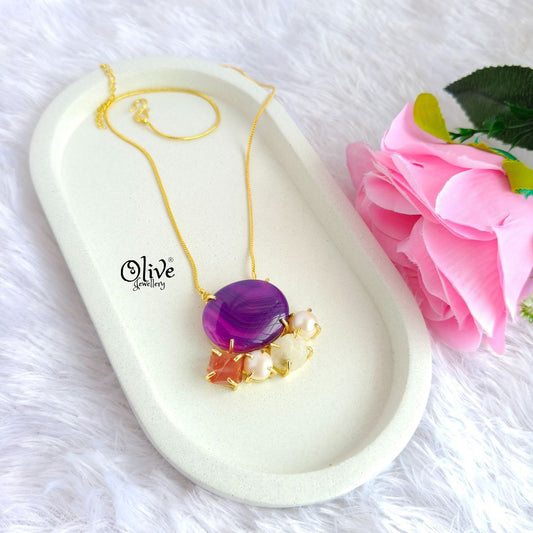 Natural Stone Pendent - 222